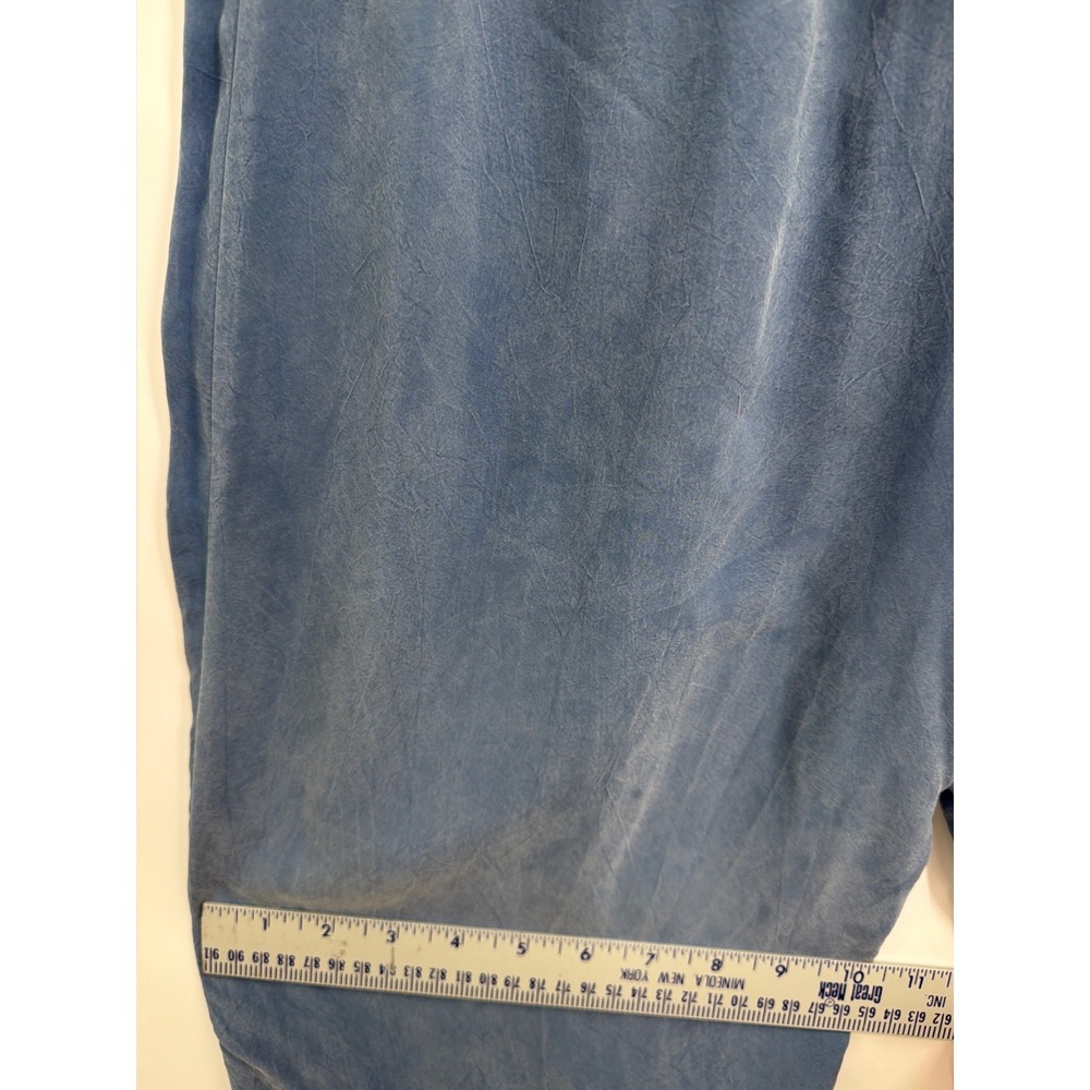 Jeffrey & Dara‎ Petite Blue 2 Piece Set Jacket Pants Rayon Size 4 Vintage - Picture 6 of 13